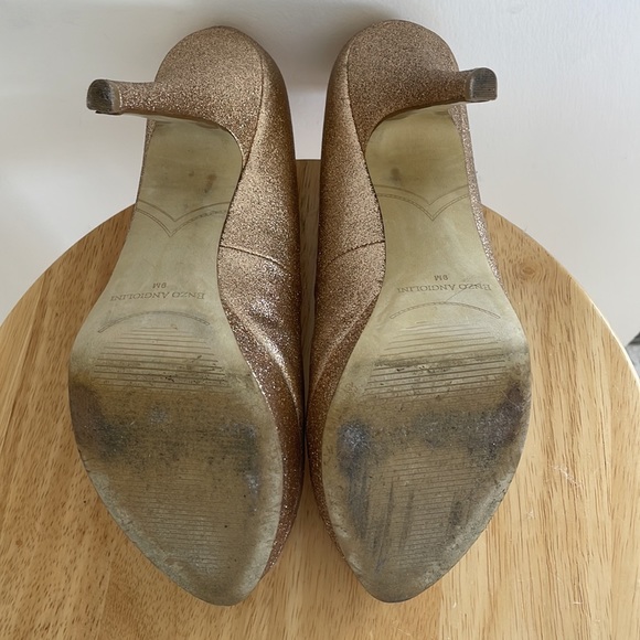 Enzo Angiolini Rose Gold Heels - Picture 4 of 5